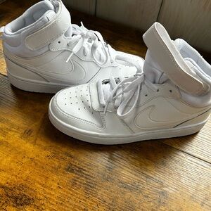 Nike White High-Top Sneakers